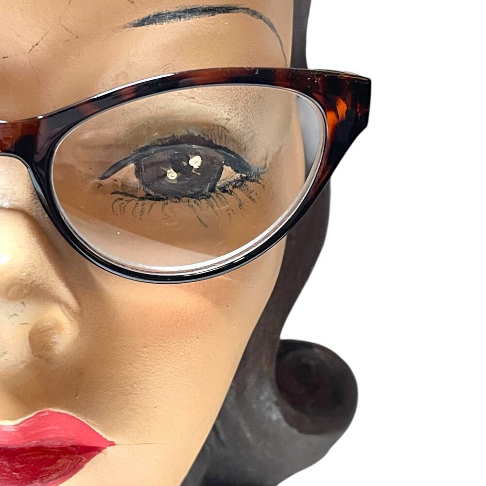 Betsey Johnson +2.00 Reading Glasses Readers Tortoise Cat Eye